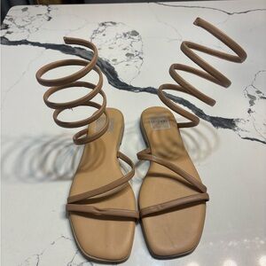 DV Dolce Vita Tan Strappy Women's Sandals